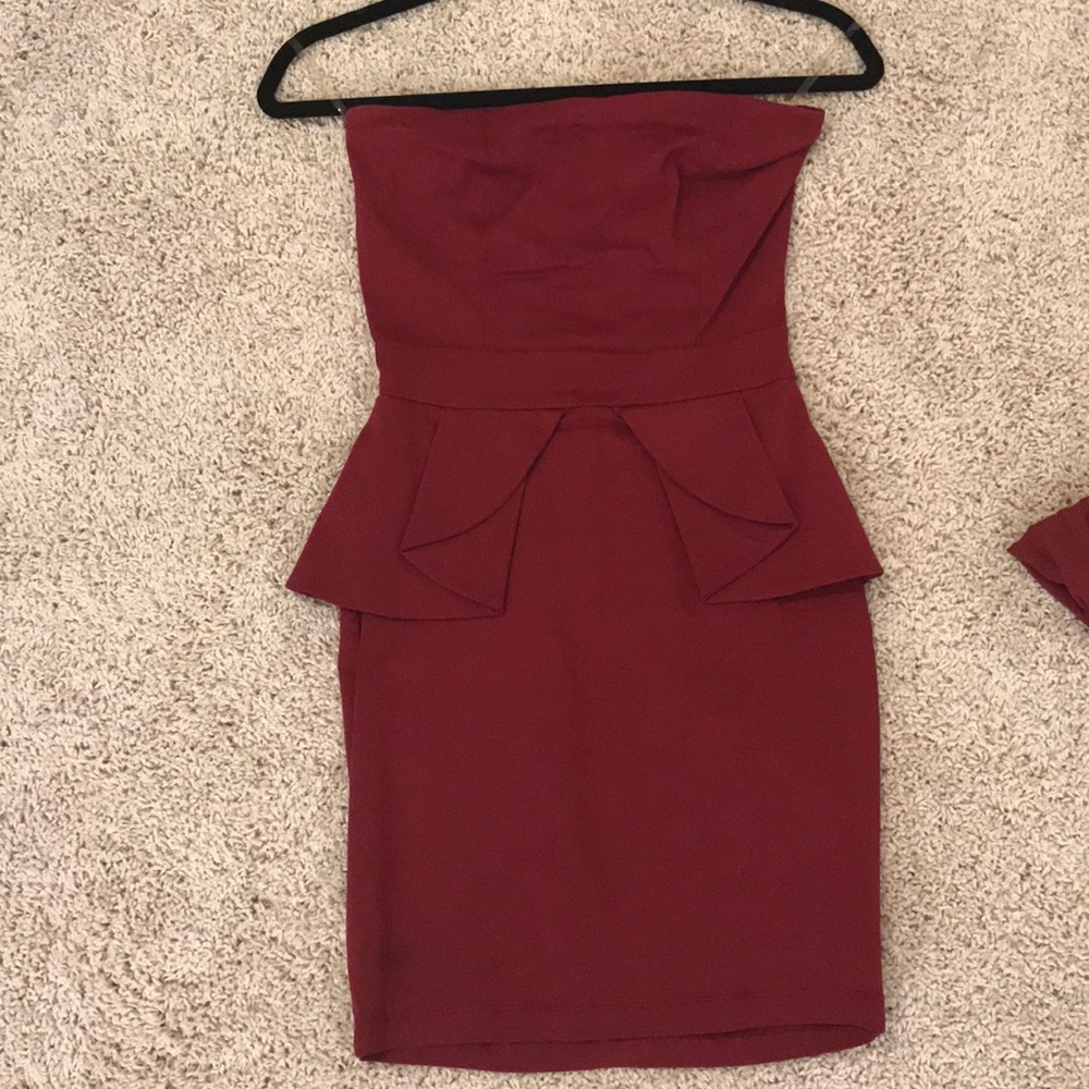 Charlotte Russe peplum dress